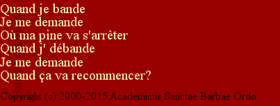 Quand je bande