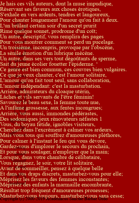 Ode à la masturbation