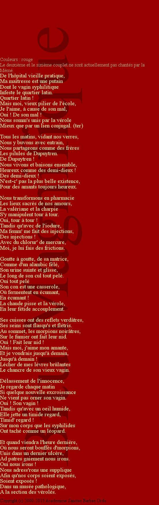 Cercle de Médecine (Mémé)