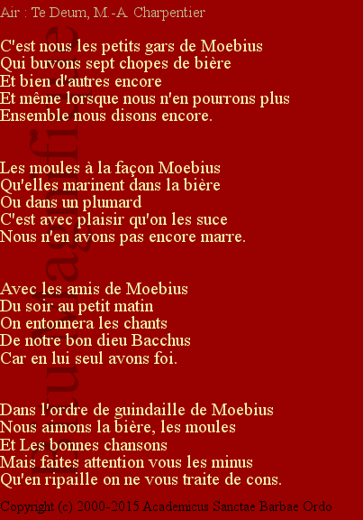 Ordre de Moebius
