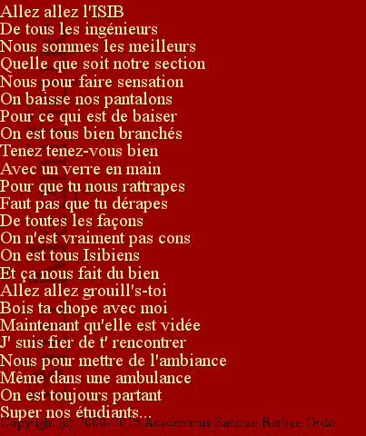 Cercle de l'ISIB