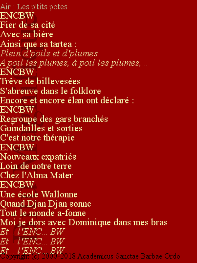 Ecole Normale Catholique du Brabant Wallon (ENCBW)
