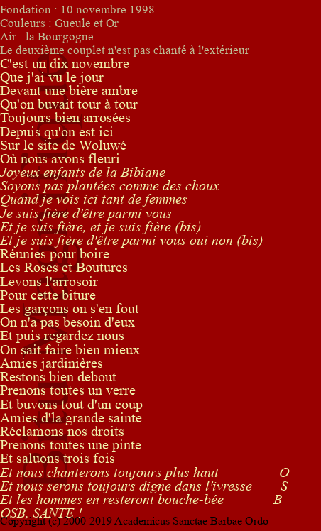 Ordre de Sainte Bibiane