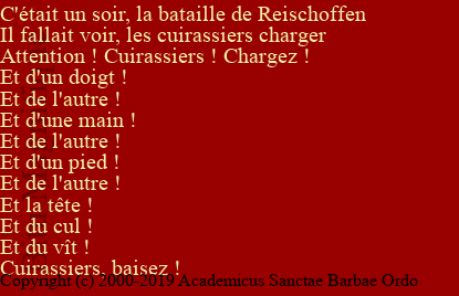 La bataille de Reischoffen