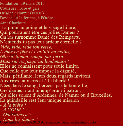 Ordre des Dames des Remparts (ODR)