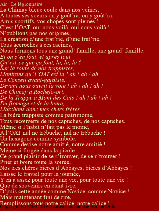 Ordre athlétique de la trappiste (OAT)