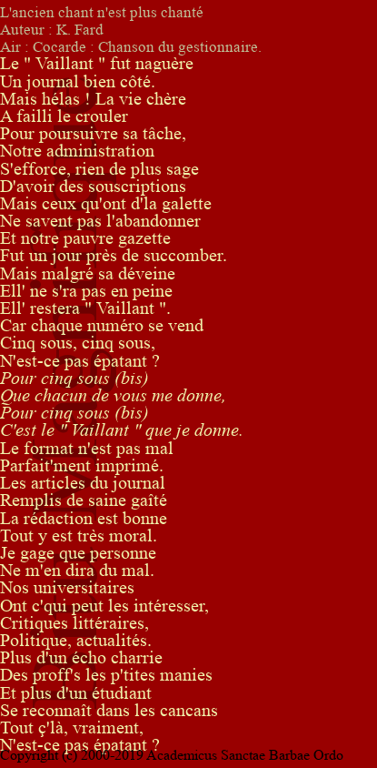 Le Vaillant
