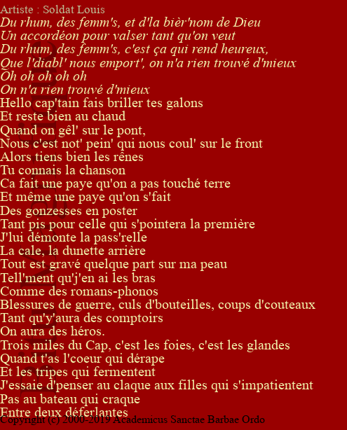Du rhum, des femmes