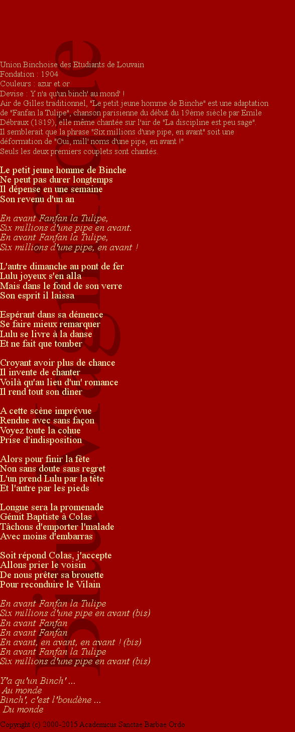 La Binchoise