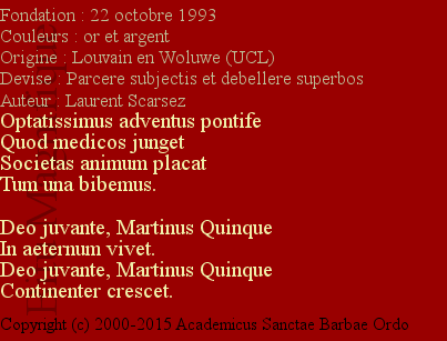 Academicus Martini Quinti Ordo (AMQO)